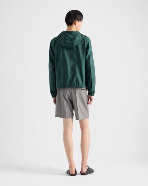 Prada Green Re-Nylon Blouson Jacket for men
