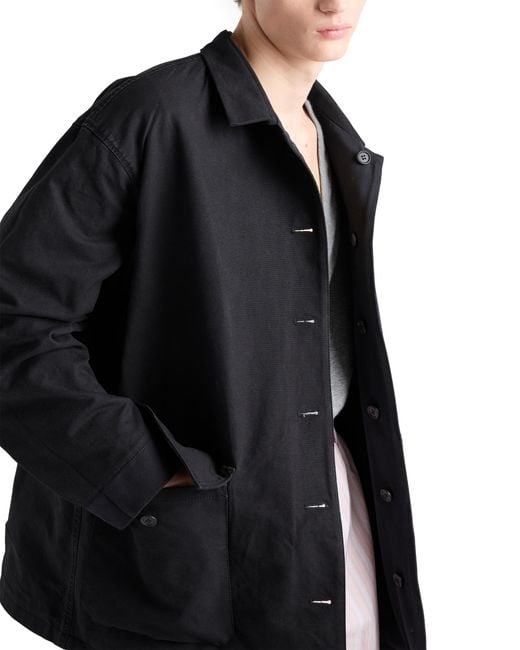 Prada Black Cotton Jacket for men