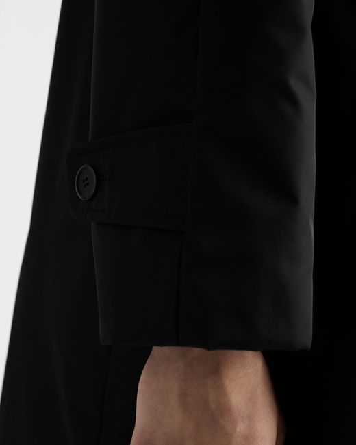 Prada Mantel Aus Re-Nylon in Black für Herren