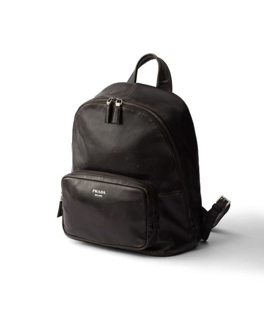 Zaino di Prada in Black da Uomo