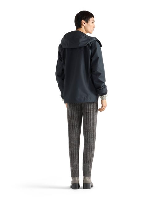 Prada Blue Technical Fabric Jacket for men