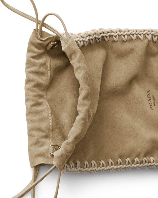 Prada Natural Suede Smartphone Case