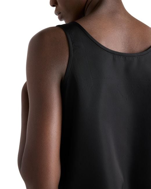 Prada Black Re-Nylon Mini-Dress