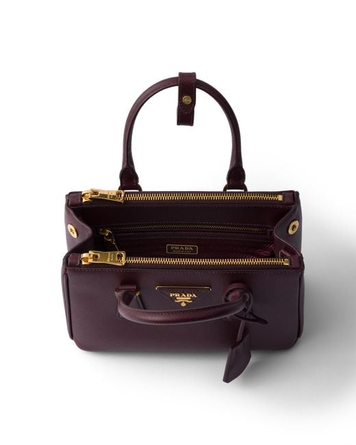 Borsa Galleria Mini di Prada in Purple