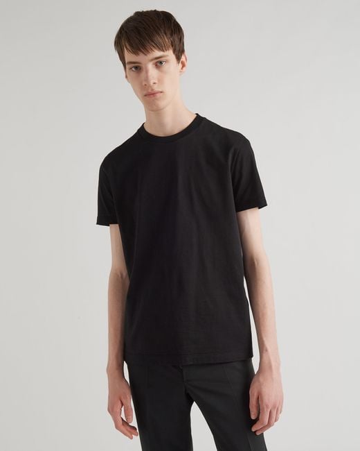 Prada Blue Slim-Fit Crew-Neck Cotton T-Shirts Pack Of Three Xxxl for men