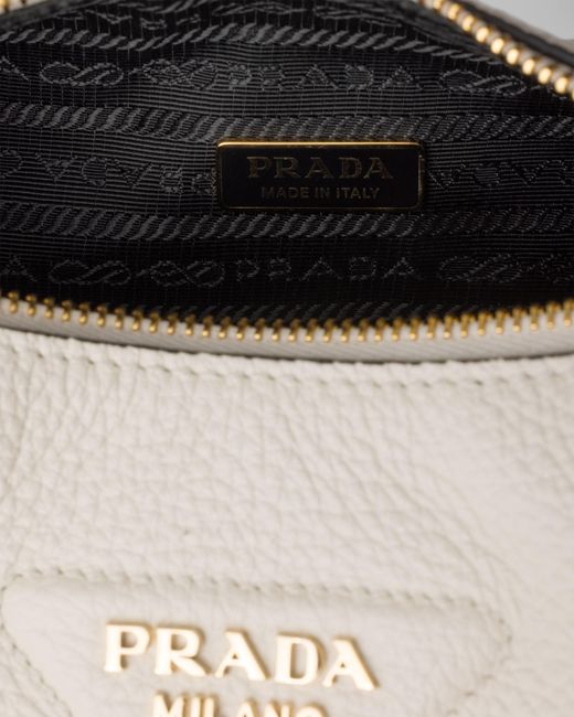 Prada White Small Leather Bag