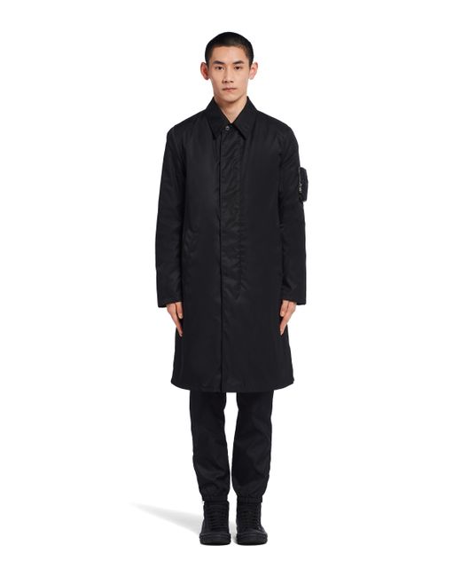 Prada Mantel Aus Re-nylon in Black für Herren