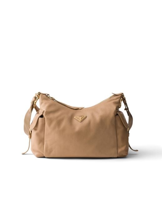 Borsa Explore Large di Prada in Natural