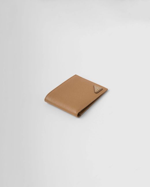 Prada White Saffiano Leather Wallet for men