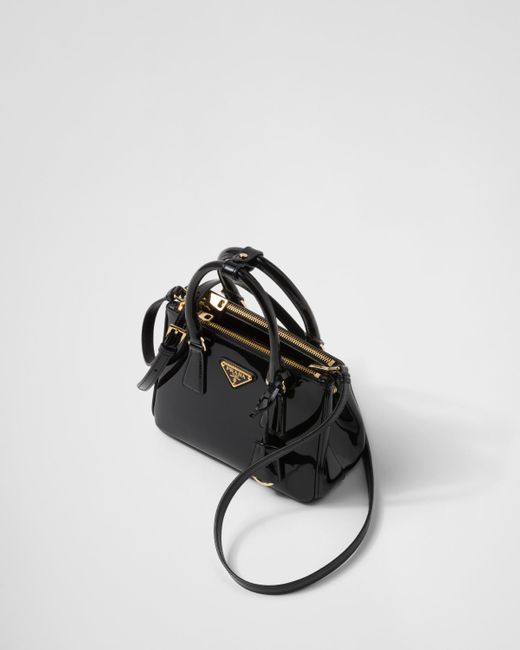 Prada Black Galleria Patent Leather Mini Bag