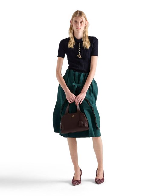 Prada Multicolor Medium Leather Top-Handle Bag