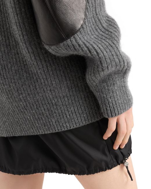 Minifalda De Re-Nylon, Mujer, Talla Prada de color Black