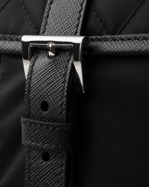 Borsa A Tracolla Large di Prada in Black