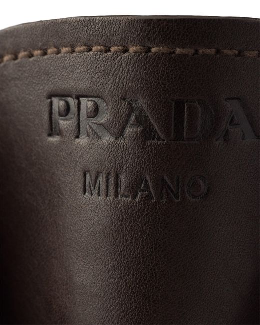 Stivaletti Allacciati di Prada in White