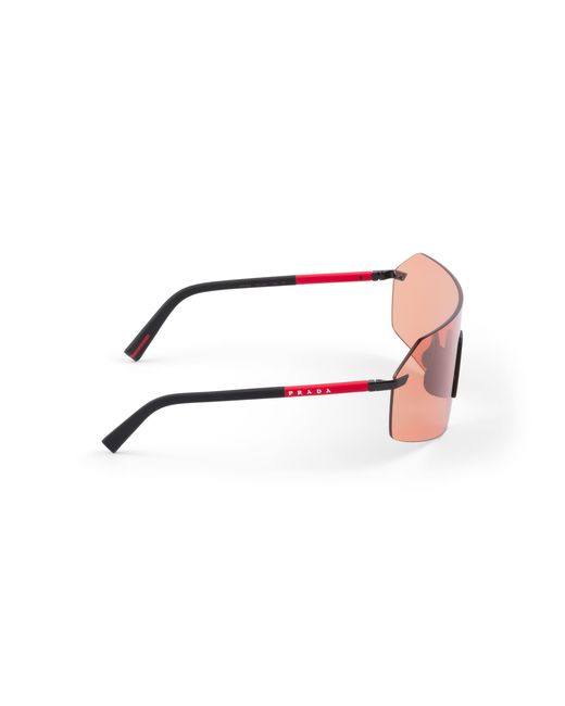 Prada Pink Linea Rossa Sunglasses for men