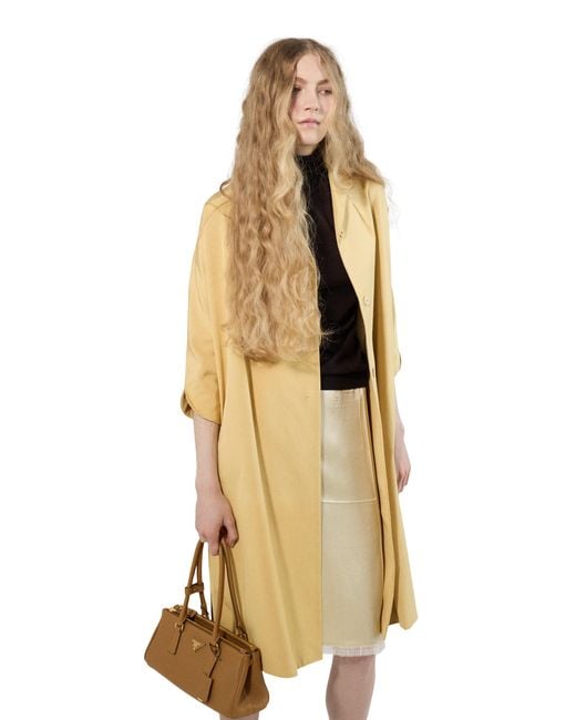 Prada White Galleria Medium Leather Bag