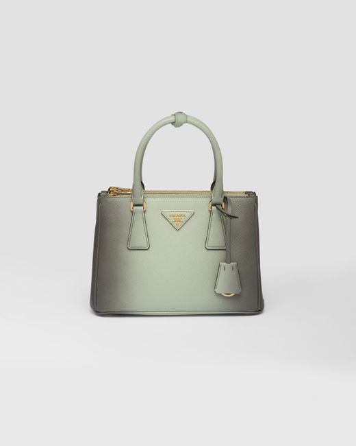 Prada Green Small Galleria Ombré Saffiano Leather Bag
