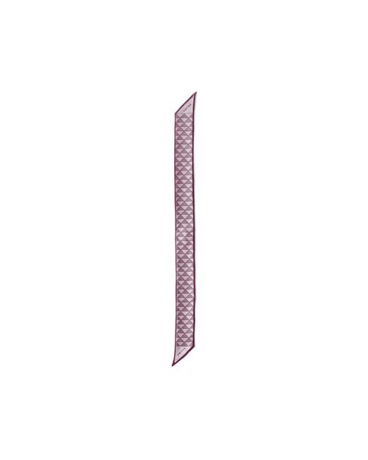 Prada Purple Jacquard Silk Tie
