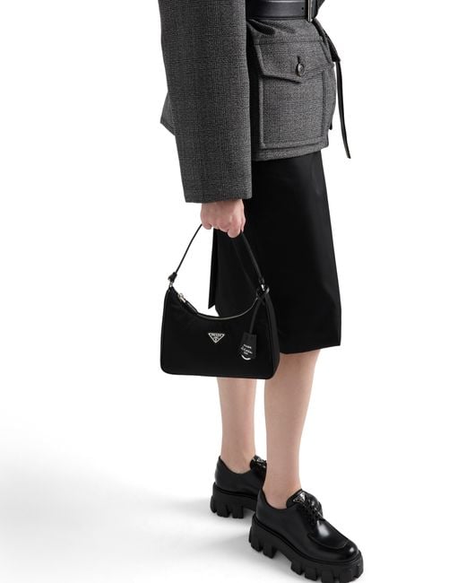 Scarpe Stringate Monolith di Prada in Black