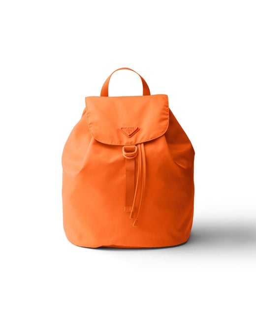 Prada Orange Re-Nylon Backpack