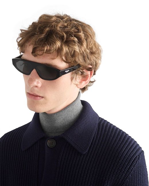 Prada Blue Eyewear Collection Sunglasses for men