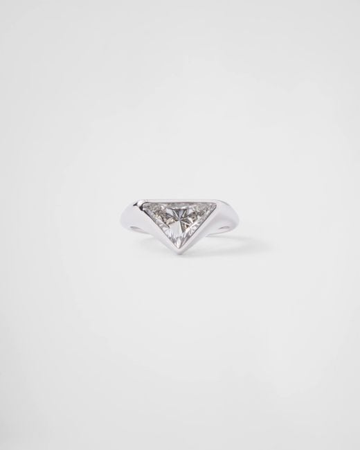 Prada White Eternal Ring – Weißgold Mit Im Labor Gezüchtetem Diamanten