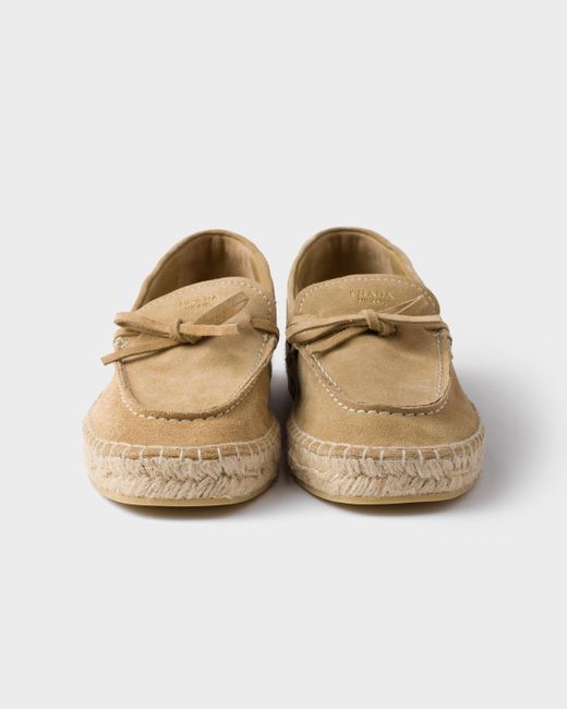 Espadrillas di Prada in Natural