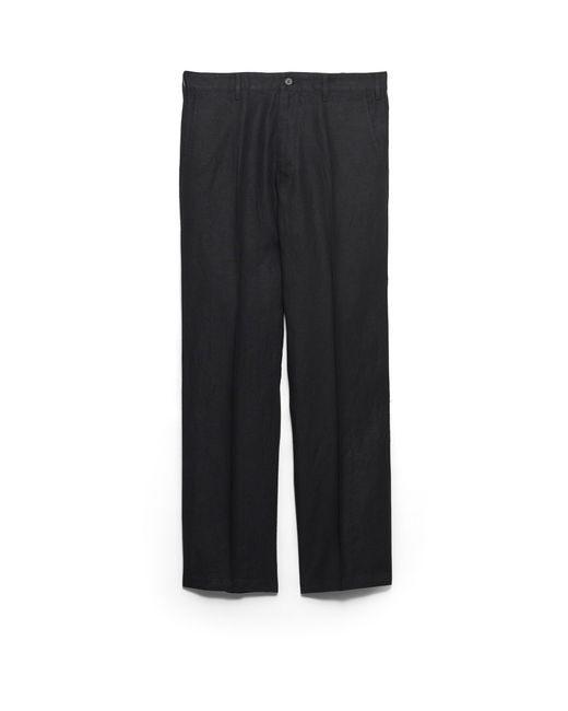 Prada Black Linen Pants for men