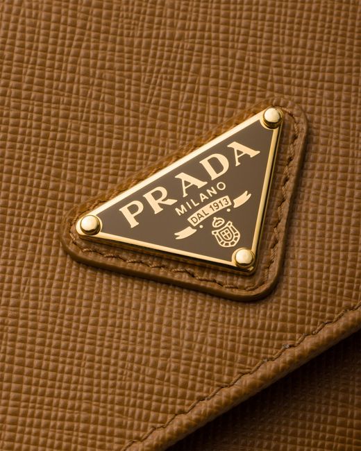 Portafoglio di Prada in Brown