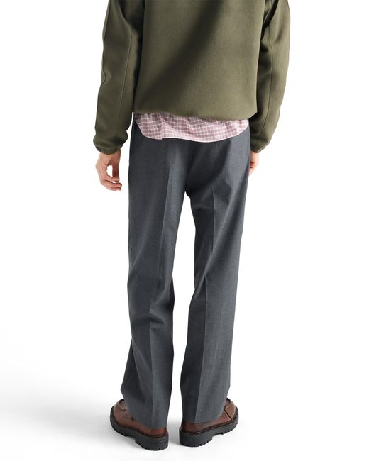 Prada Gray Pantalone for men