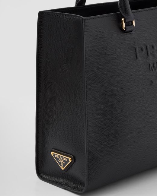 Prada Black Medium Saffiano Leather Handbag
