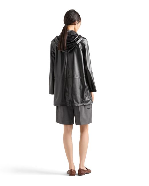 Prada Gray Light Wool Bermudas