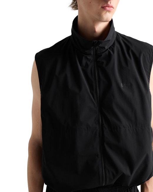 Prada Black Re-Nylon Vest for men