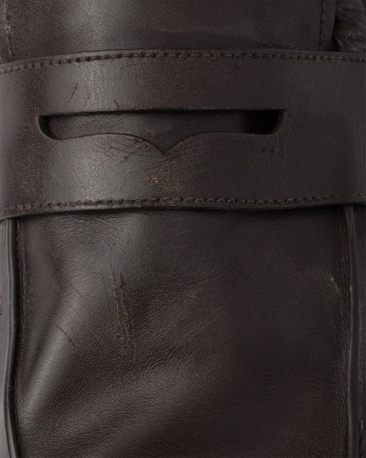 Mocassini Shuffle di Prada in White da Uomo