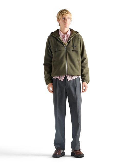 Prada Gray Pantalone for men