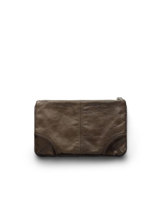 Pouch De Piel, Hombre Prada de hombre de color Brown