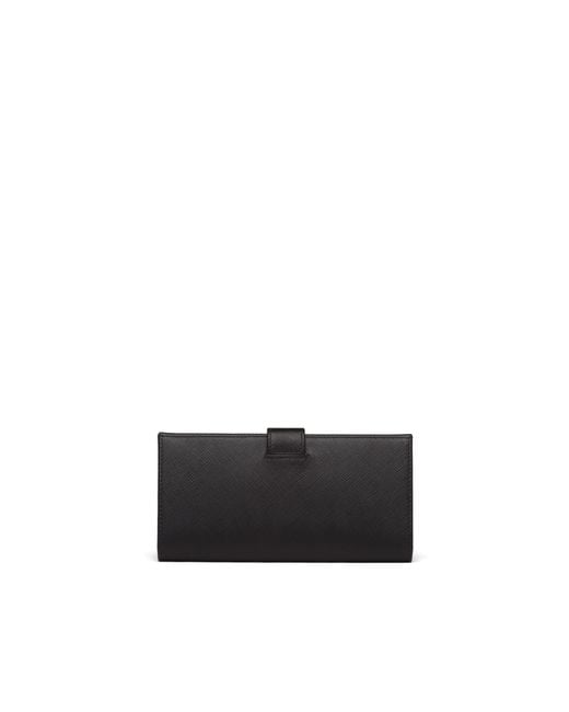 Prada Multicolor Large Saffiano Leather Wallet