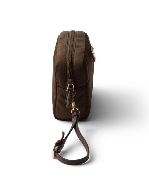 Prada Brown Small Re-Nylon Pouch