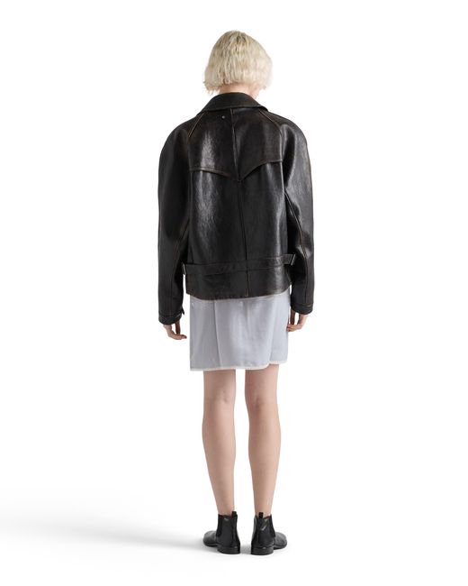 Prada Black Leather Jacket