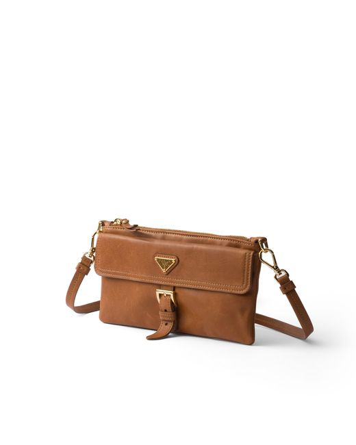 Portafoglio di Prada in Brown