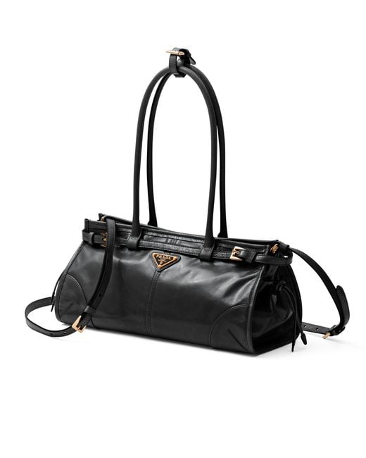 Borsa A Mano Bonnie Medium di Prada in Black