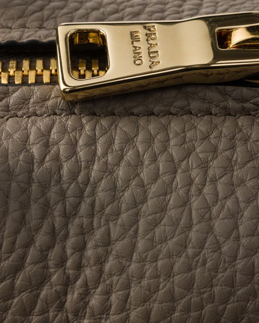 Prada White Liaison Mini Leather Handbag