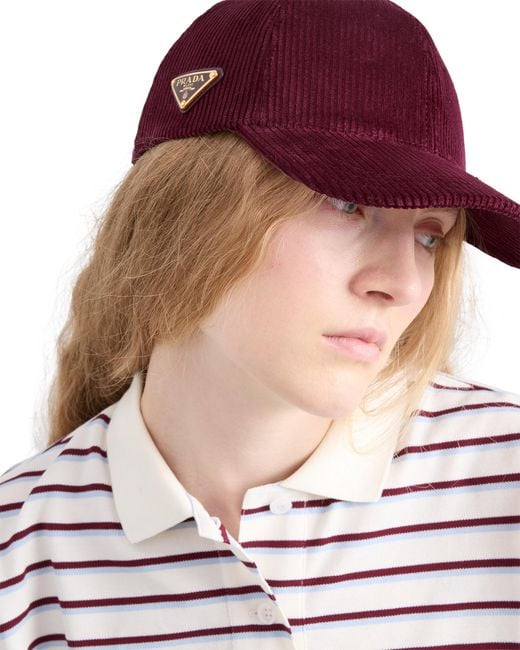 Cappello Da Baseball di Prada in Red