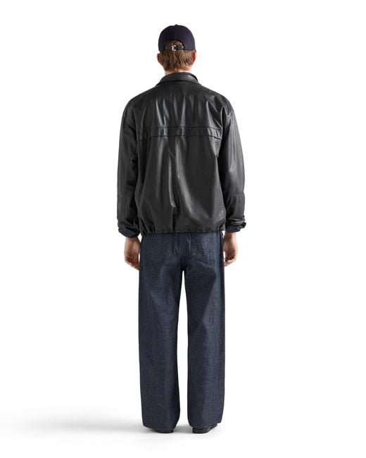 Prada Blue Chambray Pants for men
