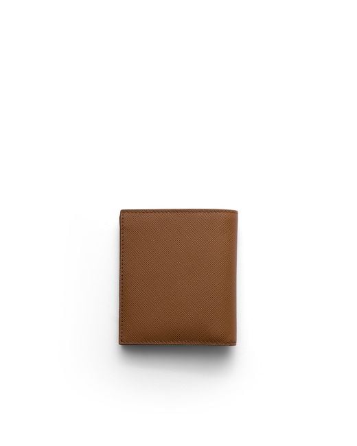 Prada White Saffiano Leather Wallet for men
