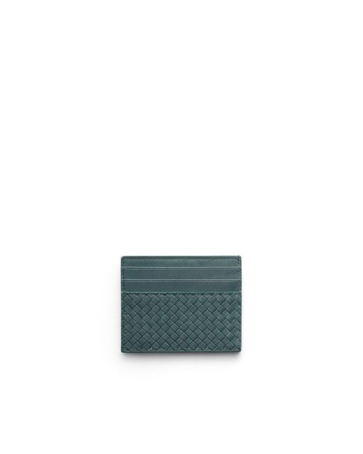 Prada Blue Leather Card Holder for men