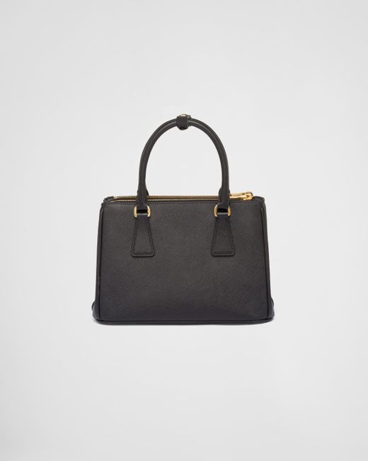 Prada Black Small Galleria Saffiano Leather Bag