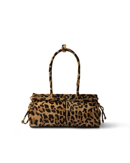 Prada Multicolor Bonnie Medium Printed Leather Handbag