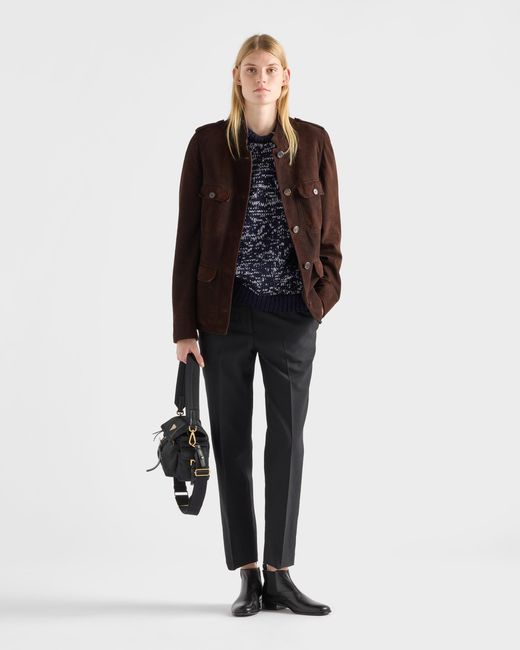 Prada Brown Suede Jacket