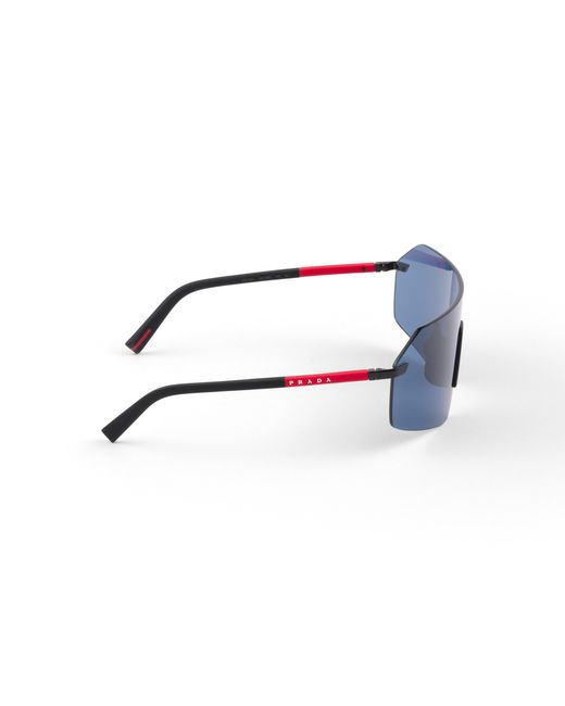 Prada Blue Linea Rossa Sunglasses for men